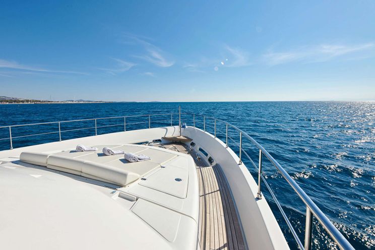 Charter Yacht SEVEN S - Ferretti Customline 97 - 5 Cabins - Athens - Mykonos - Paros