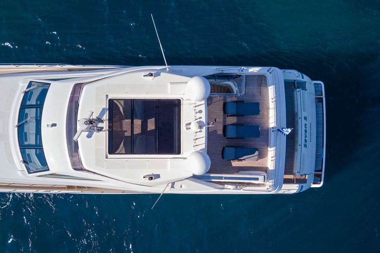 Charter Yacht SEVEN S - Ferretti Customline 97 - 5 Cabins - Athens - Mykonos - Paros