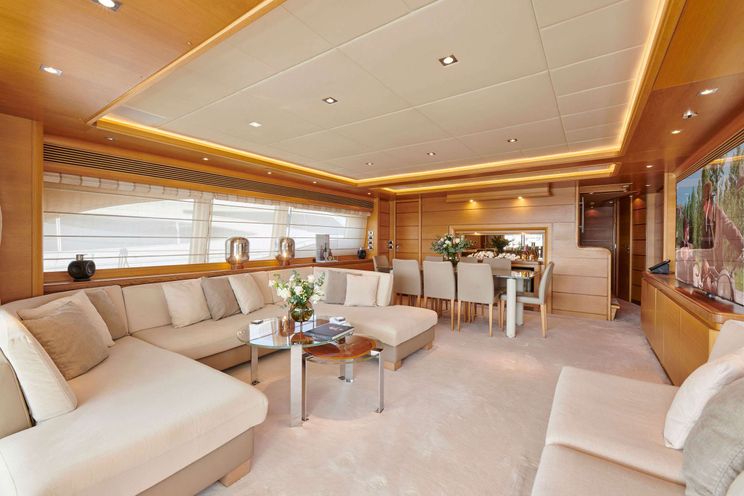 Charter Yacht SEVEN S - Ferretti Customline 97 - 5 Cabins - Athens - Mykonos - Paros