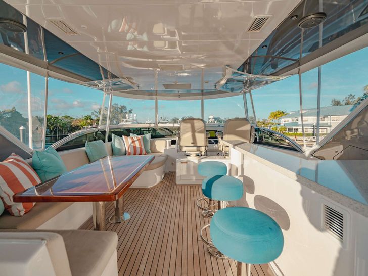 BELLA SKY - HATTERAS 75 Flybridge BELLA SKY - HATTERAS 75 Flybridge