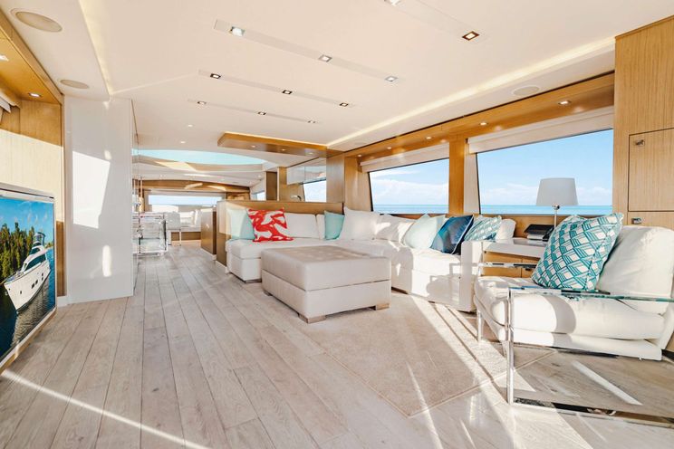 Charter Yacht BELLA SKY - Hatteras 75 - 4 Cabins - Nassau - Staniel Cay - Exumas