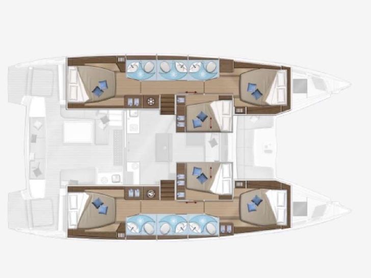 ANDARE AVANTI - yacht layout
