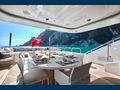 ALALYA ISA 47m Luxury Crewed Motor Yacht Al fresco Dining Area