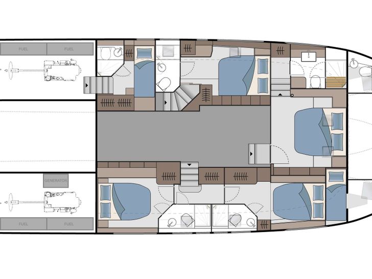 TIAMO - yacht layout TIAMO - yacht layout