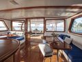 Wheelhouse seating is second dining area and can seat up to 14 comfortably