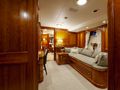KAORI Master has attached study with separate bathroom and shower that can be closed off to be the 4th queen stateroom with separate enterance