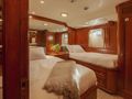 Twin stateroom with en suite,AC,smart TV and closet