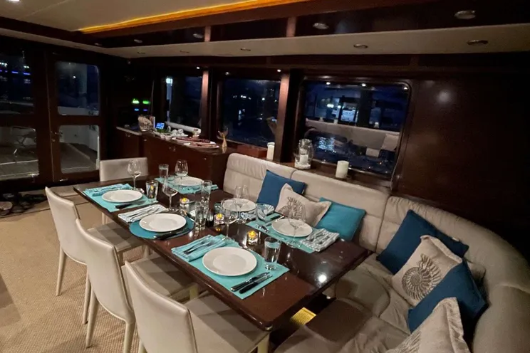 Charter Yacht AMMONITE - Nordhavn Custom 23m - 3 Cabins - Abaco - Nassau - Exumas - Bahamas