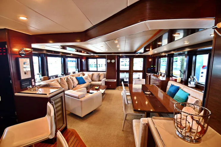 Charter Yacht AMMONITE - Nordhavn Custom 23m - 3 Cabins - Abaco - Nassau - Exumas - Bahamas