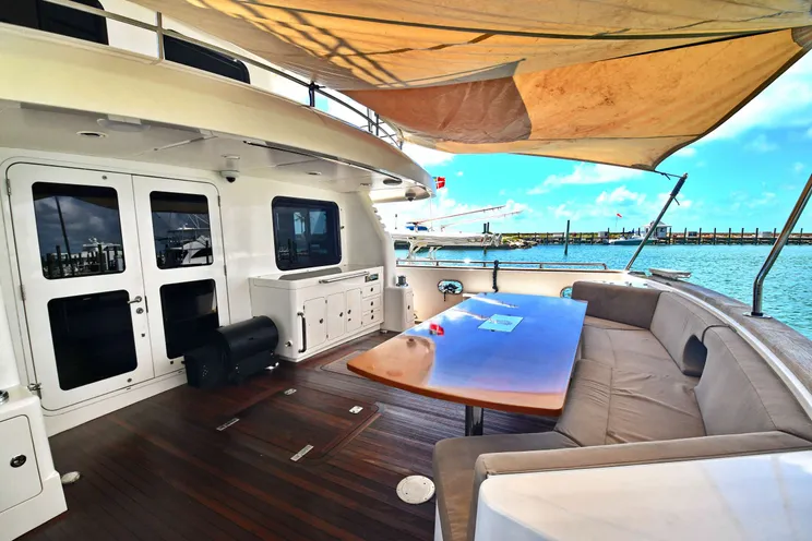 Charter Yacht AMMONITE - Nordhavn Custom 23m - 3 Cabins - Abaco - Nassau - Exumas - Bahamas