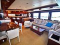 SalonAMMONITE Nordhavn Custom 23m saloon seating and dining area SalonAMMONITE Nordhavn Custom 23m saloon seating and dining area