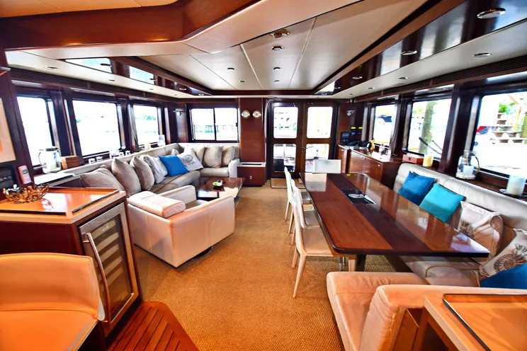 Charter Yacht AMMONITE - Nordhavn Custom 23m - 3 Cabins - Abaco - Nassau - Exumas - Bahamas