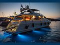 HURREM 22m Ferretti Motor Yacht Night Lights