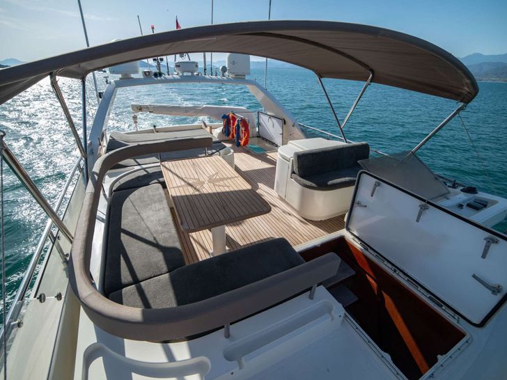 HURREM 22m Ferretti Motor Yacht Seating Area HURREM 22m Ferretti Motor Yacht Seating Area