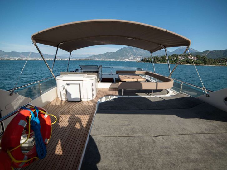HURREM 22m Ferretti Motor Yacht Sunbathing Area