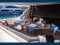 HURREM 22m Ferretti Motor Yacht Dining Area
