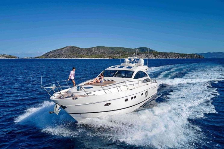 Charter Yacht ESTIA ONE - Princess UK 70 - 3 Cabins - Patras - Zakynthos - Athens - Santorini - Greece
