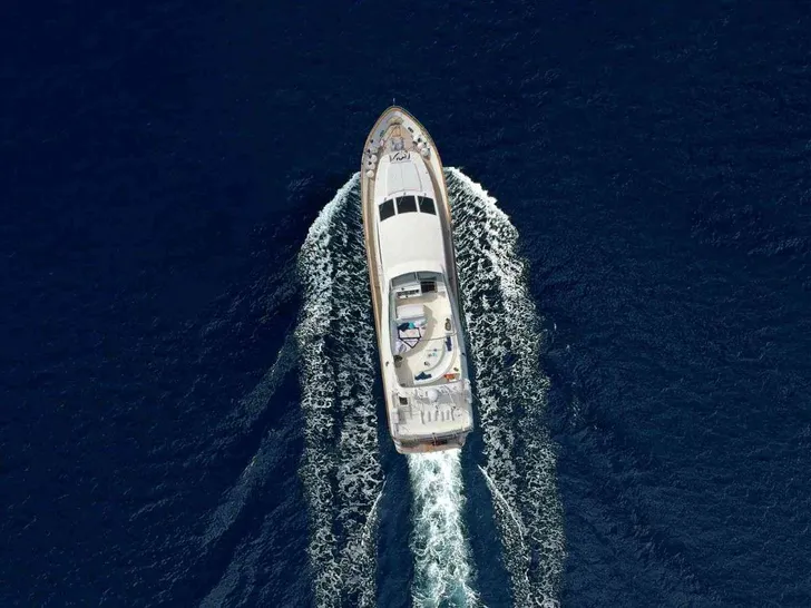 ESTIA POSEIDON - Falcon 85,aerial view cruising ESTIA POSEIDON - Falcon 85,aerial view cruising