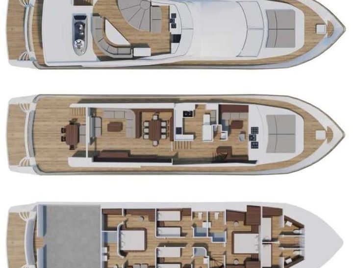 ESTIA POSEIDON - Falcon 85,motor yacht layout