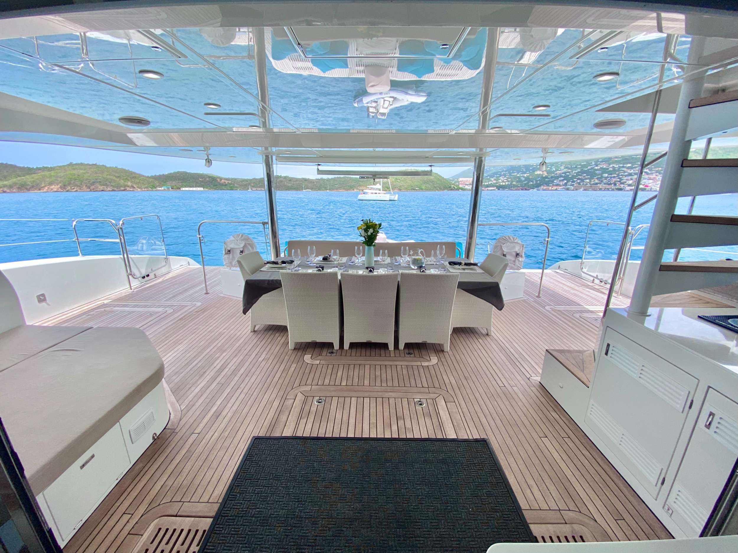 Charter Yacht CASA BLANCA - Sunreef 78 Power - 4 Cabins - St Thomas - St John - St Croix - USVI - Caribbean