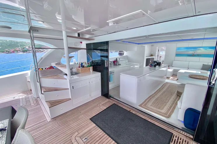 Charter Yacht CASA BLANCA - Sunreef 78 Power - 4 Cabins - St Thomas - St John - St Croix - USVI - Caribbean