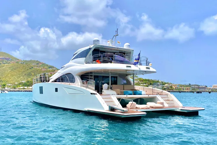 Charter Yacht CASA BLANCA - Sunreef 78 Power - 4 Cabins - St Thomas - St John - St Croix - USVI - Caribbean