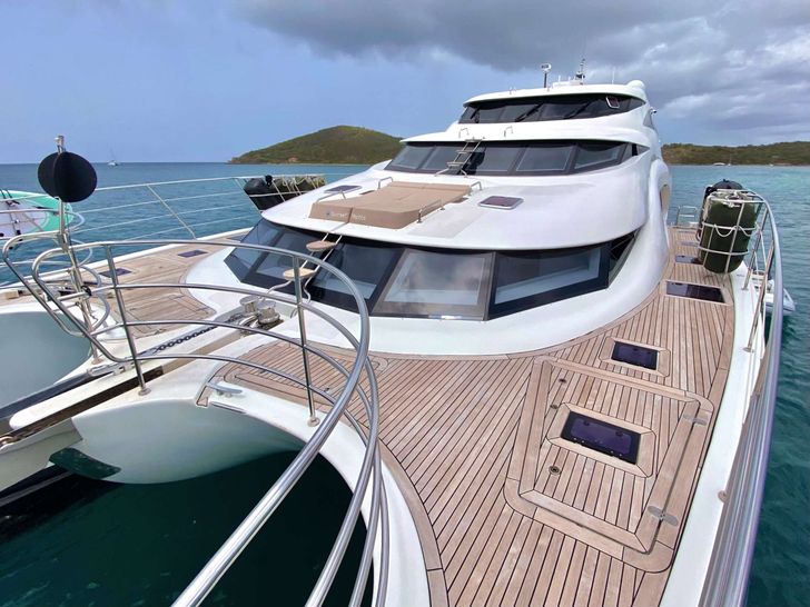 CASA BLANCA Sunreef 78 Power - open foredeck CASA BLANCA Sunreef 78 Power - open foredeck