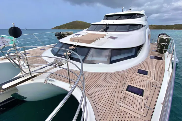 Charter Yacht CASA BLANCA - Sunreef 78 Power - 4 Cabins - St Thomas - St John - St Croix - USVI - Caribbean