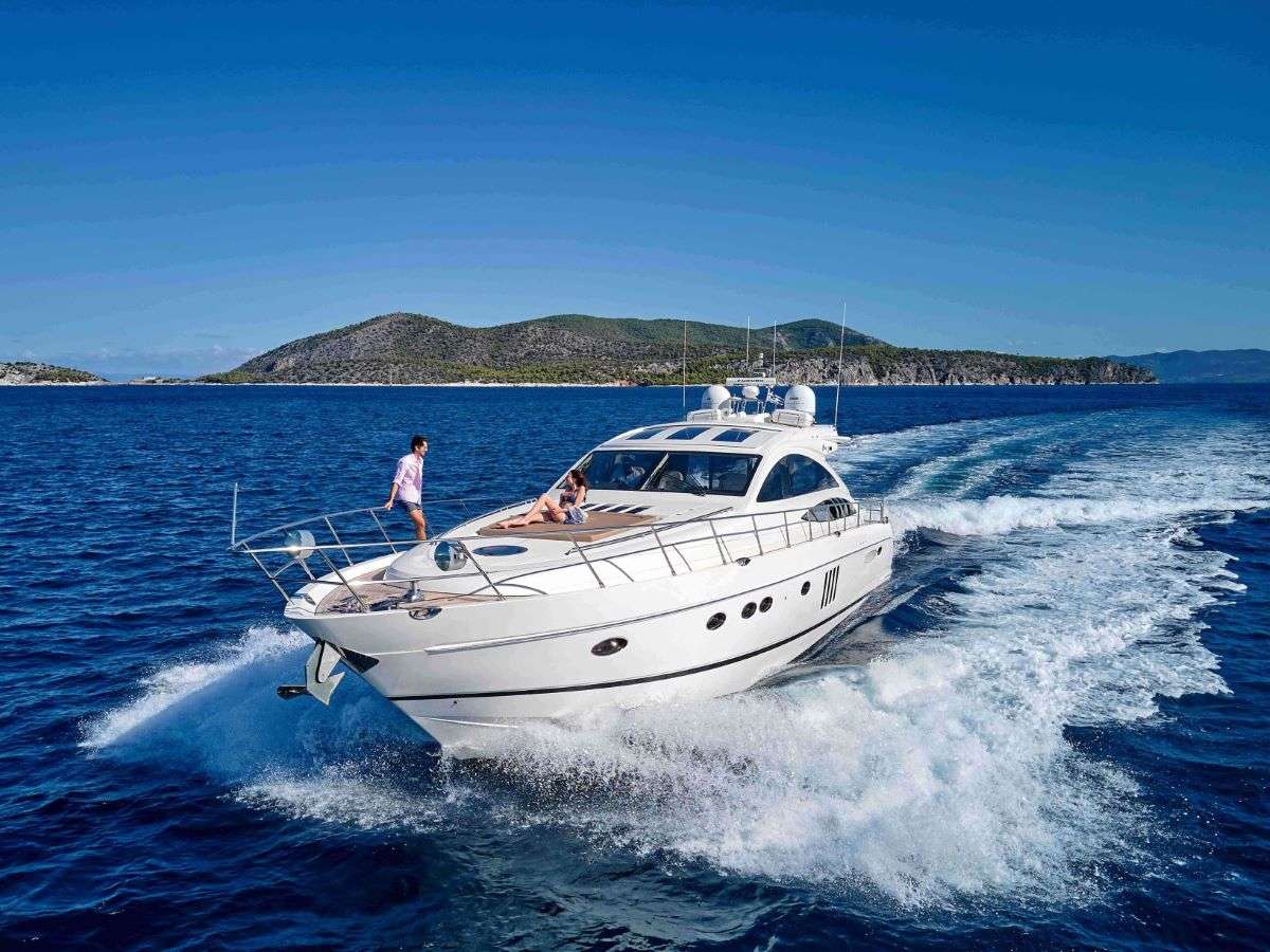 Charter Yacht ALLY - Princess V65 - 3 Cabins - Athens - Mykonos - Paros - Greece
