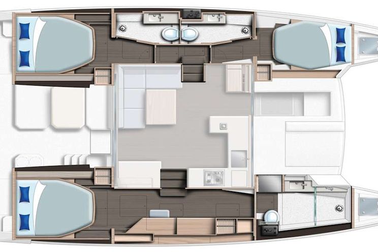 Charter Yacht BELIEVEN - Leopard 42 - 2 Cabins - St Thomas - St John - St Croix