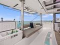 PENNY JO Bali 4.4 - flybridge aft seating with refrigerator PENNY JO Bali 4.4 - flybridge aft seating with refrigerator