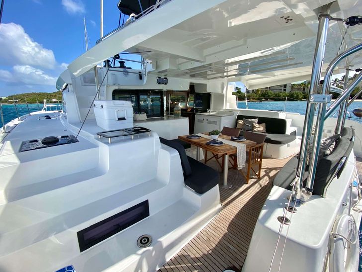 CEST LA VIE Lagoon 46 Aft Deck