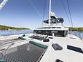 EMERALD GEMINI Lagoon 52 - foredeck lounge and trampolines EMERALD GEMINI Lagoon 52 - foredeck lounge and trampolines