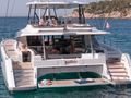 KRAZY KAT Fountaine Pajot Samana 59 - aft view KRAZY KAT Fountaine Pajot Samana 59 - aft view