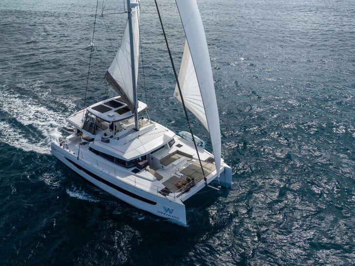 WINDWARD 5.4 Bali 5.4 - sailing aerial shot WINDWARD 5.4 Bali 5.4 - sailing aerial shot