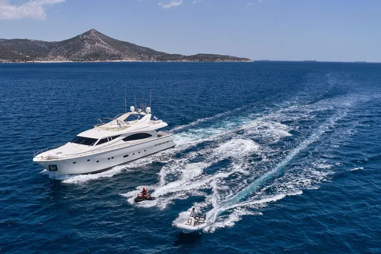 Charter Yacht ESTIA YI - Ferretti 880 - 4 Cabins - Athens - Mykonos - Paros - Cyclades - Greece
