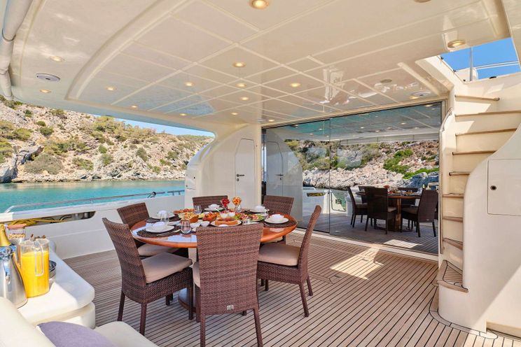 Charter Yacht ESTIA YI - Ferretti 880 - 4 Cabins - Athens - Mykonos - Paros - Cyclades - Greece