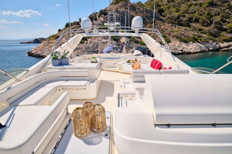 Charter Yacht ESTIA YI - Ferretti 880 - 4 Cabins - Athens - Mykonos - Paros - Cyclades - Greece