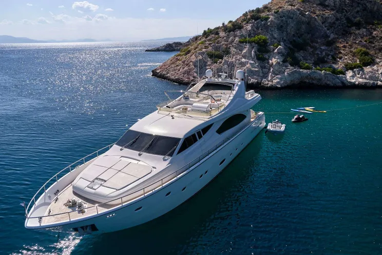 Charter Yacht ESTIA YI - Ferretti 880 - 4 Cabins - Athens - Mykonos - Paros - Cyclades - Greece