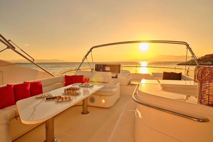 Charter Yacht ESTIA YI - Ferretti 880 - 4 Cabins - Athens - Mykonos - Paros - Cyclades - Greece