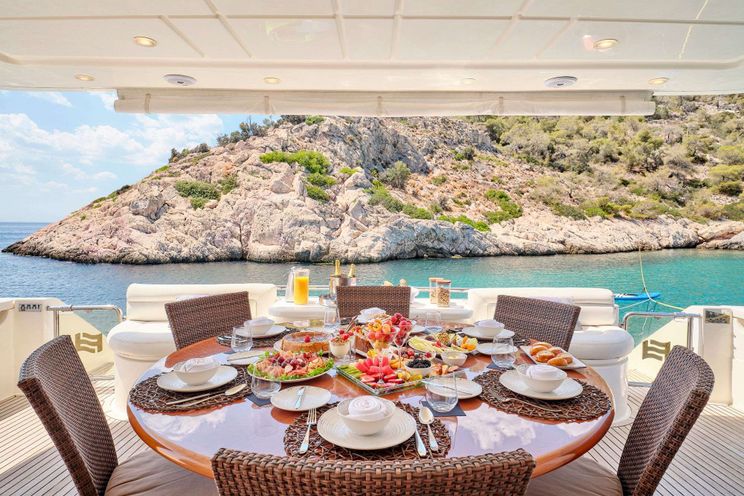 Charter Yacht ESTIA YI - Ferretti 880 - 4 Cabins - Athens - Mykonos - Paros - Cyclades - Greece