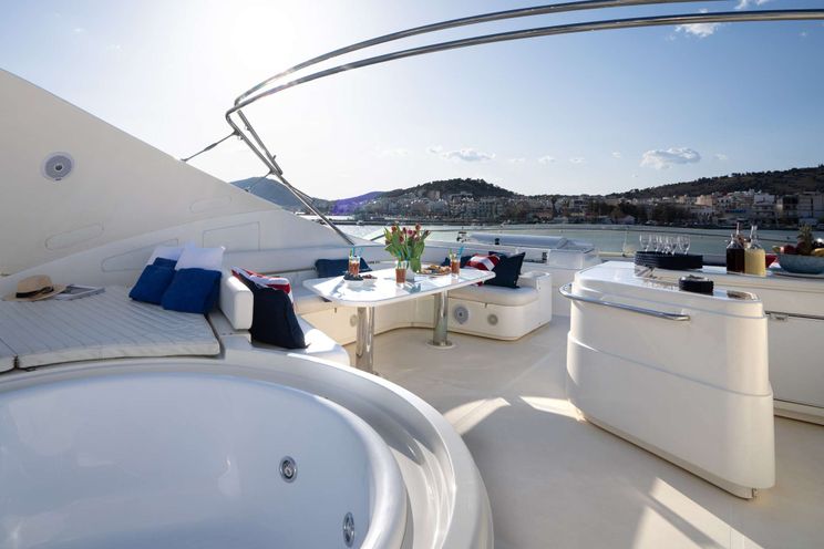 Charter Yacht ESTIA YI - Ferretti 27m - 4 Cabins - Athens - Mykonos - Paros - Naxos - Santorini