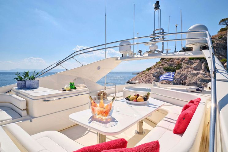 Charter Yacht ESTIA YI - Ferretti 880 - 4 Cabins - Athens - Mykonos - Paros - Cyclades - Greece