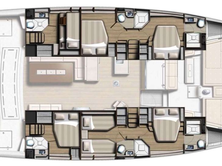 COCKTAILS&DREAMS - Yacht layout