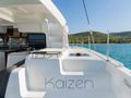 KAIZEN - Lagoon 46 - rear deck looking forward KAIZEN - Lagoon 46 - rear deck looking forward