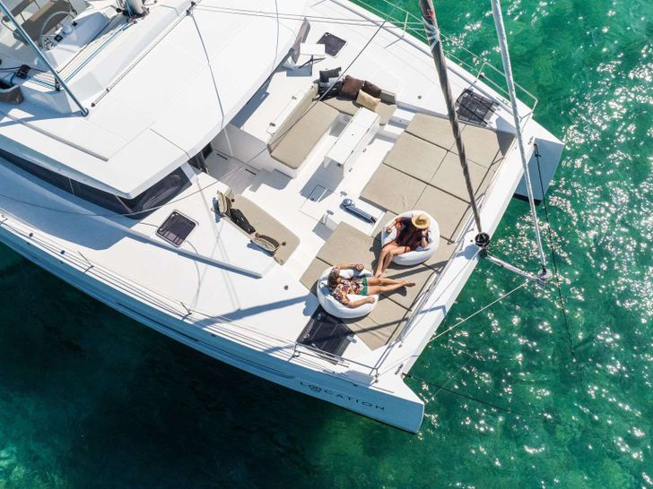 LOCATION 5.4 Bali 5.4 - top foredeck shot LOCATION 5.4 Bali 5.4 - top foredeck shot