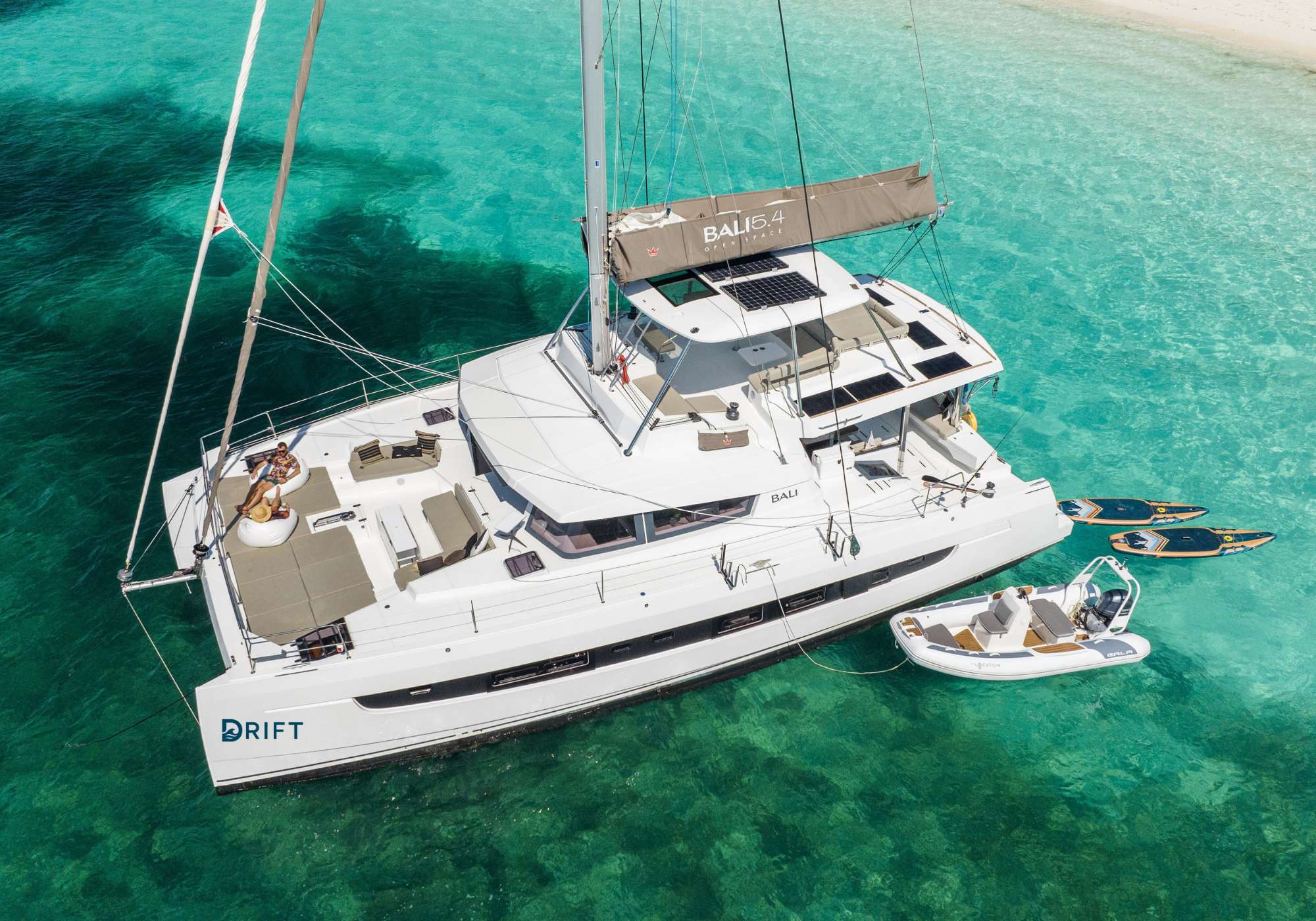 Charter Yacht LOCATION 5.4(DRIFT for 2026)- Bali 5.4 - 4 Cabins - Nassau - Exumas - Bahamas