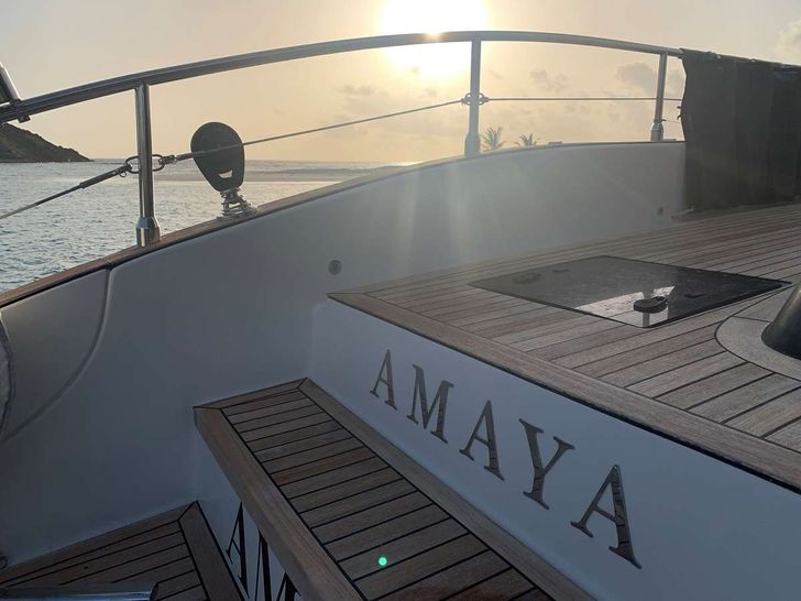AMAYA Sunreef 60 - boarding stairs AMAYA Sunreef 60 - boarding stairs