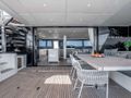 AMAYA Sunreef 60 - aft deck dining area AMAYA Sunreef 60 - aft deck dining area