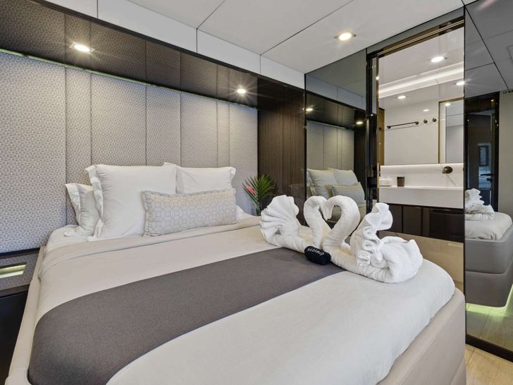 OCEAN VIBES Sunreef 74 - master cabin OCEAN VIBES Sunreef 74 - master cabin